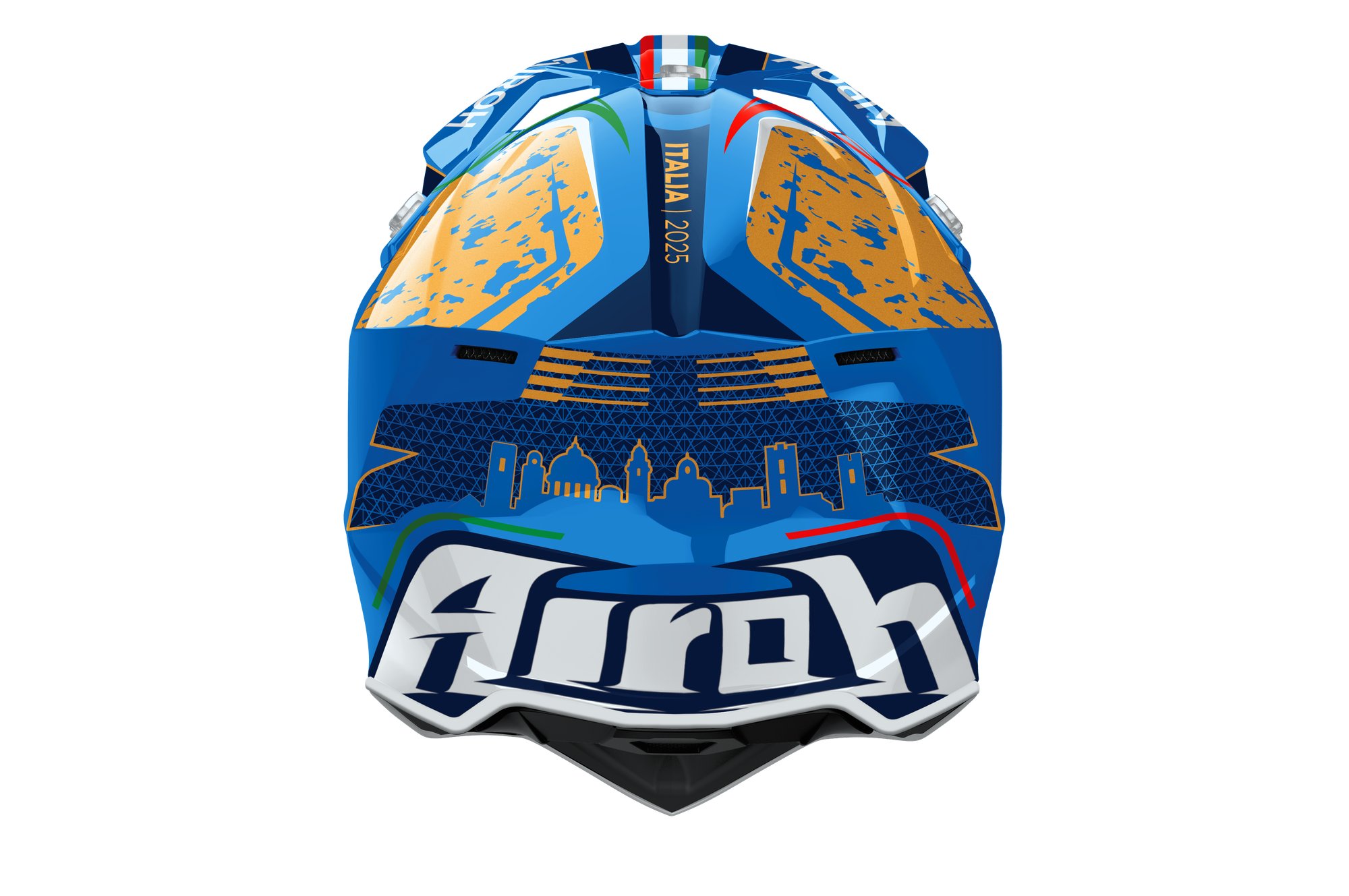 Airoh Hjälm Wraaap 6DAYS Italy 2025 glansig