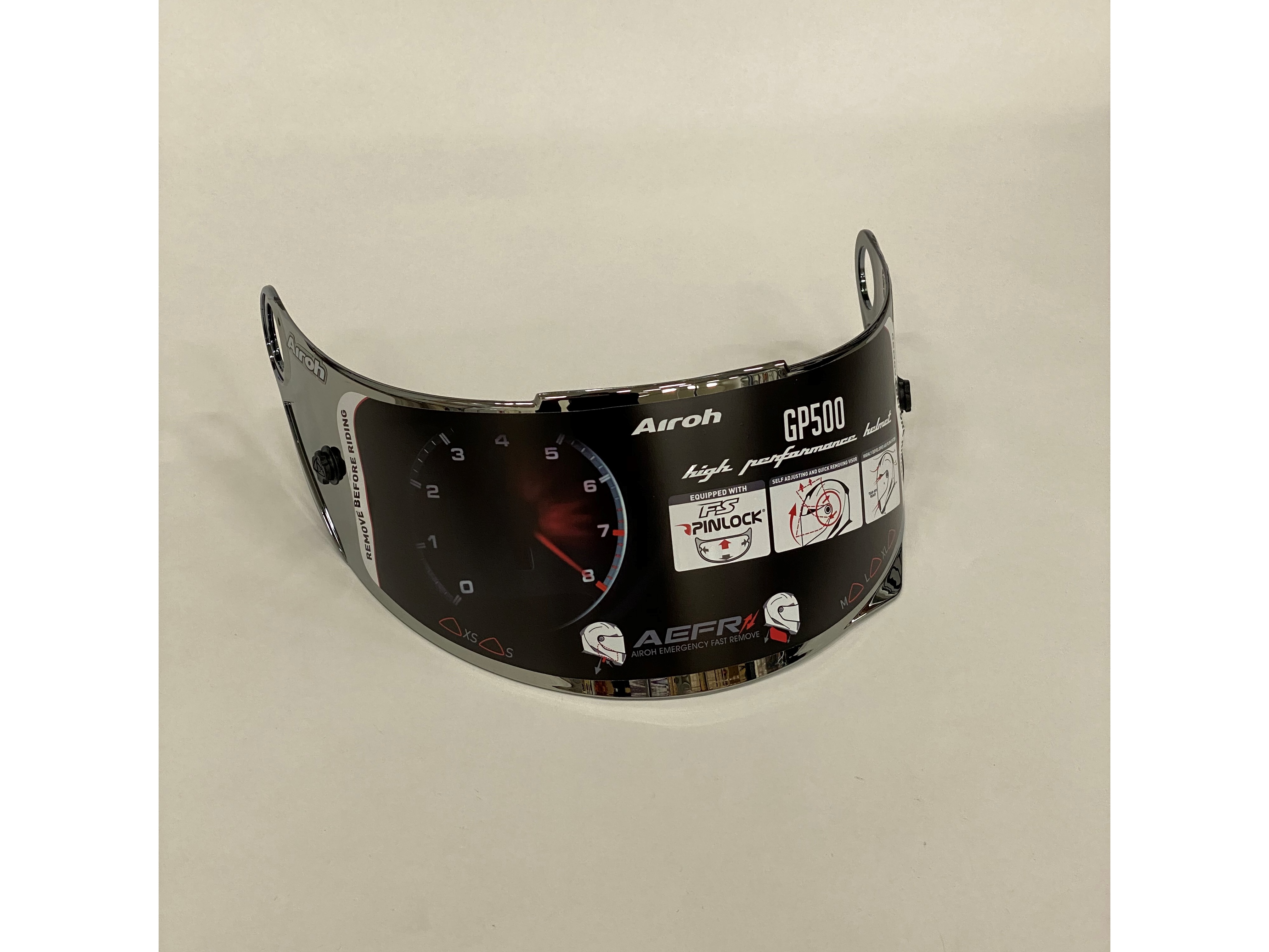 Airoh GP550 S/GP500/GP visir silver spegel