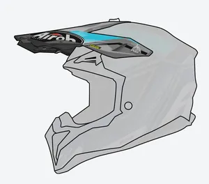 Airoh Aviator 3 Skärm League blå