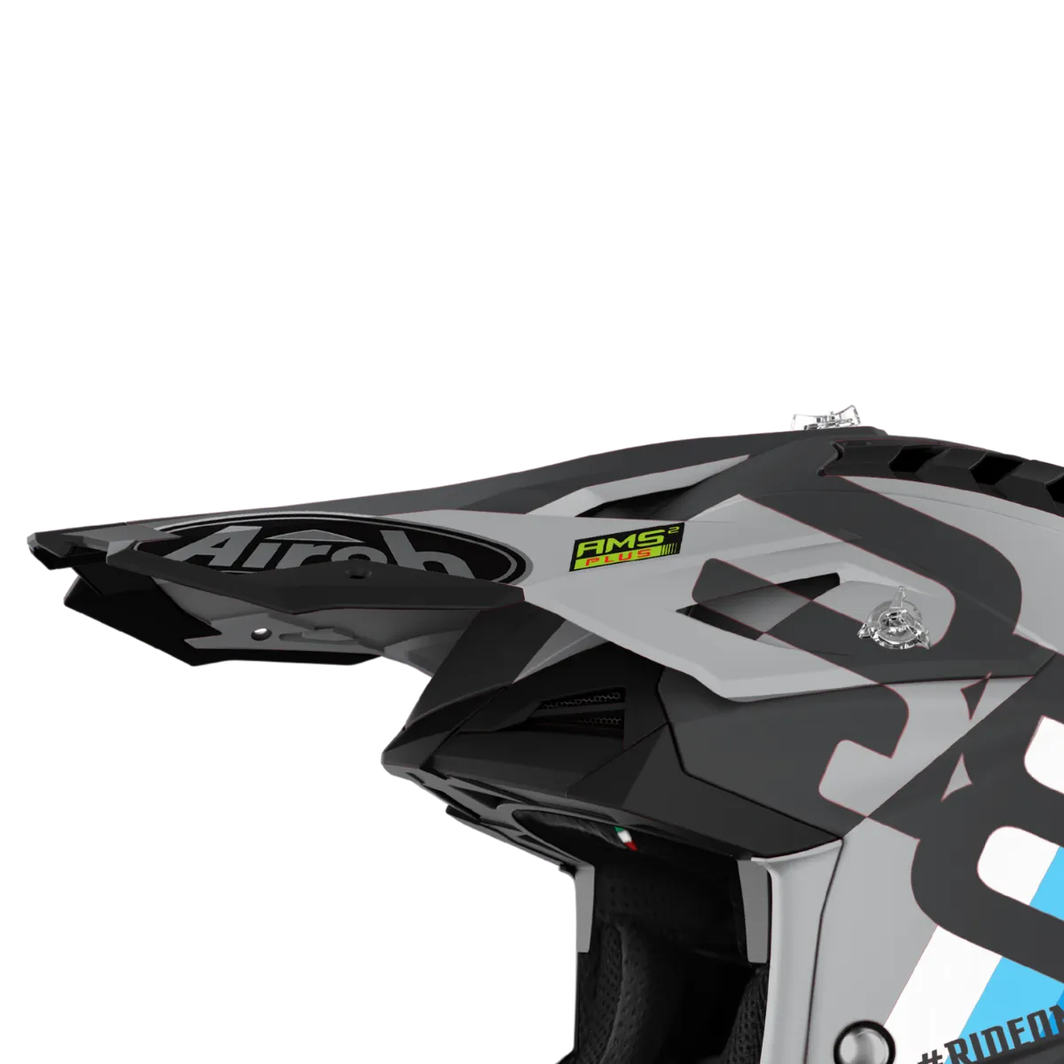 Airoh Aviator 3 Skärm Rainbow antrasit matt