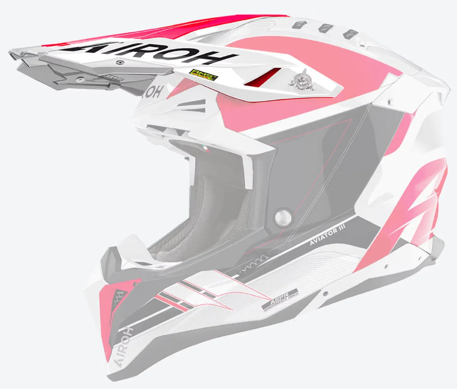 Airoh Aviator 3 Peak Saber Red Gloss
