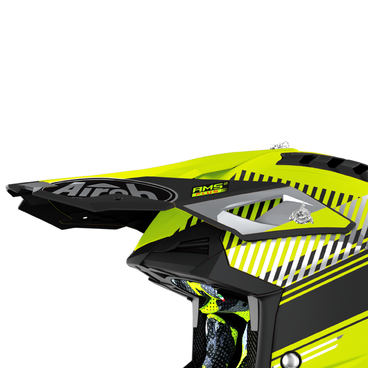 Airoh Aviator 3 Skärm Wave gul matt