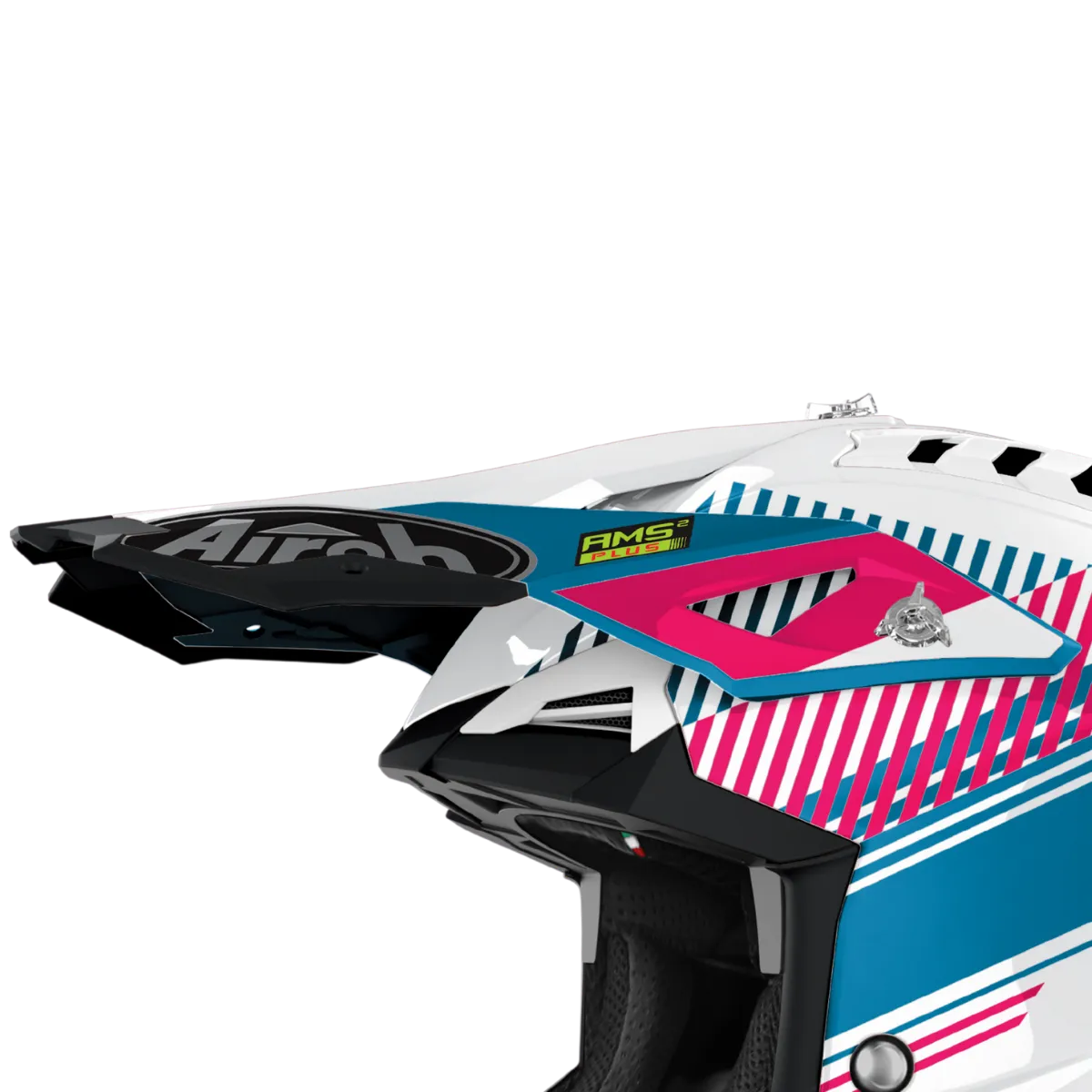 Airoh Aviator 3 Skärm Wave rosa krom