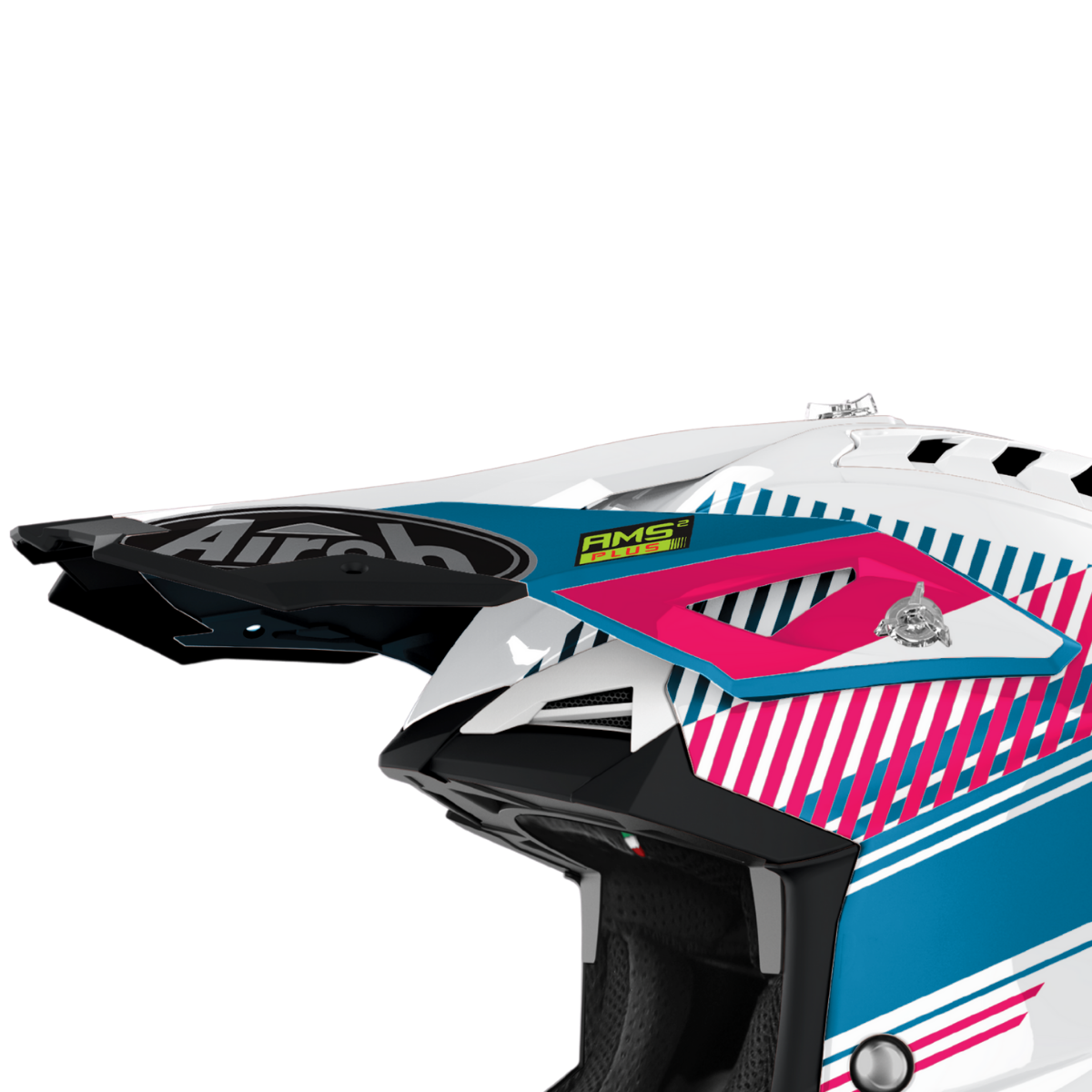 Airoh Aviator 3 Skärm Wave rosa krom