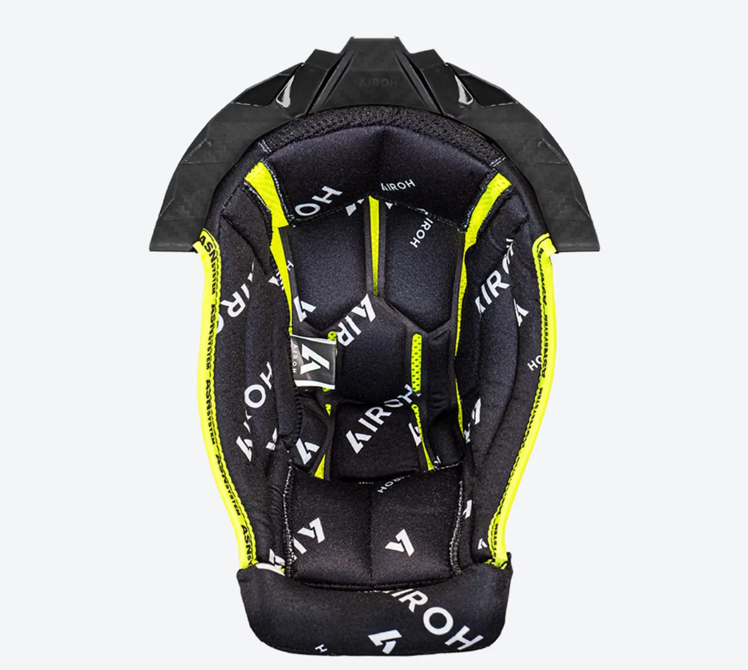 Airoh Twist 3 Crown padding Black/white + black sup.