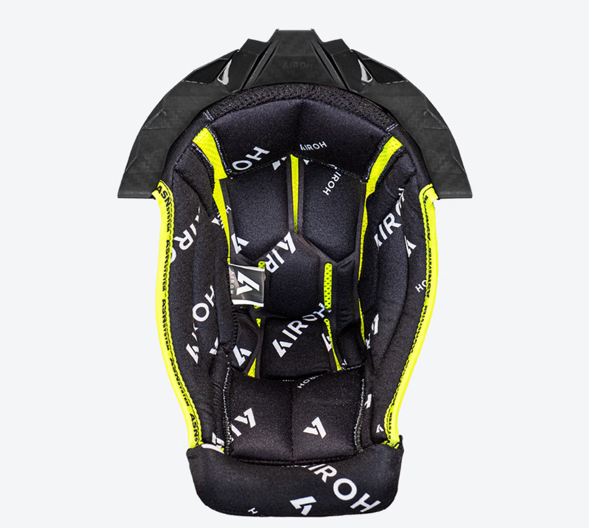 Airoh Twist 3 Crown padding Black/white + black sup.