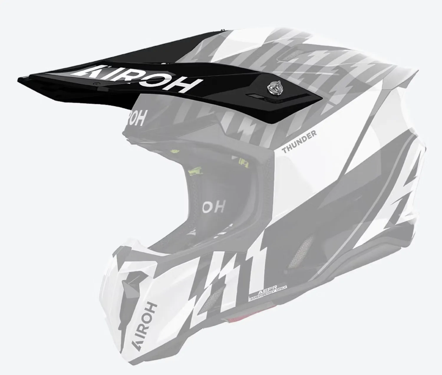 Airoh Twist 3 Peak Thunder Black /White Gloss