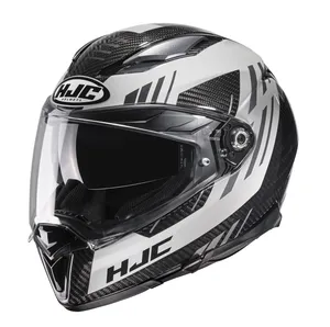 HJC Hjälm F70 Carbon Kesta Svart/Grå MC5 XS
