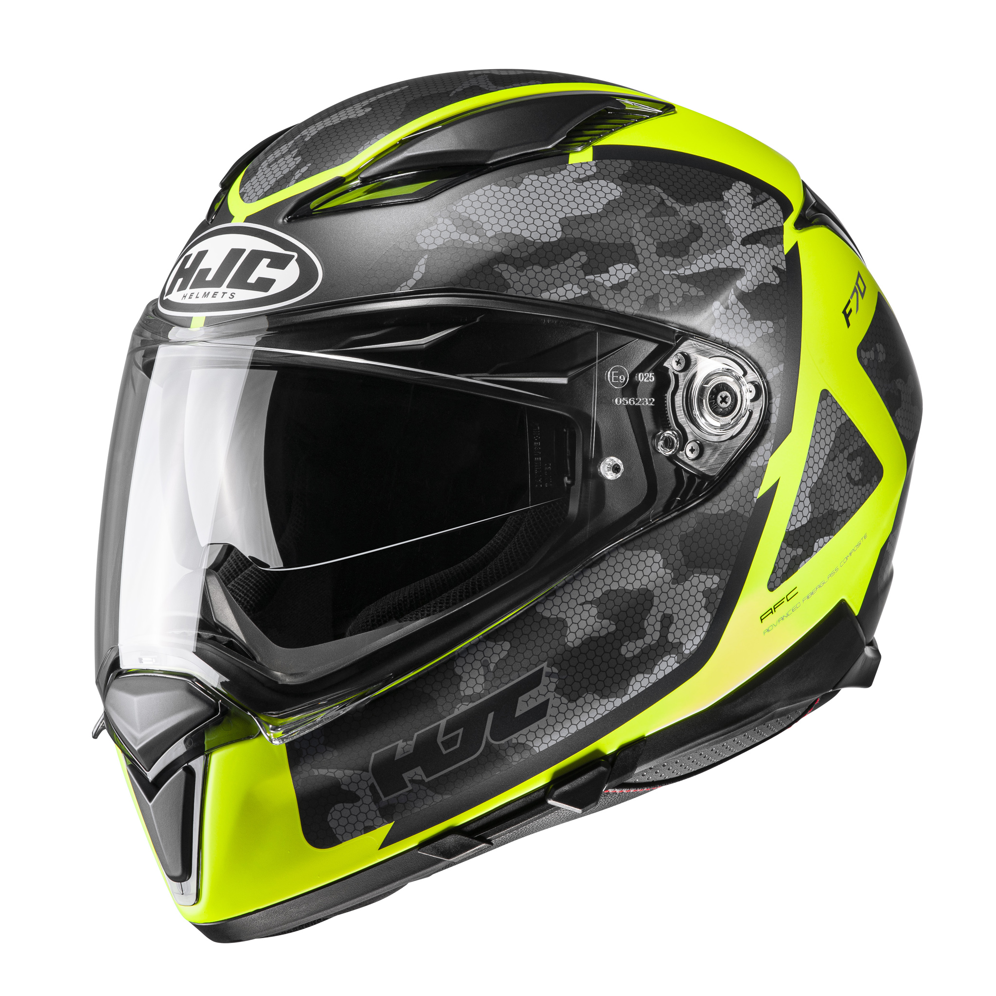 HJC Hjälm F70 Katra Camo/Gul MC3HSF XL 61-62