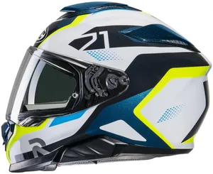 HJC Hjälm RPHA 71 Hapel Vit/Fluo Gul MC3H