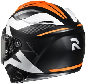 HJC Hjälm RPHA 71 Pinna Svart/Orange MC7SF