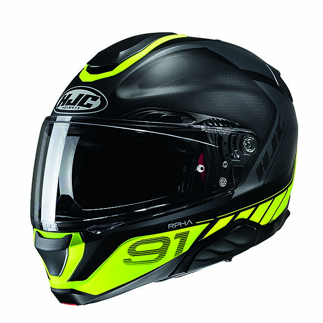 HJC RPHA 91 Rafino Svart/Fluo Gul