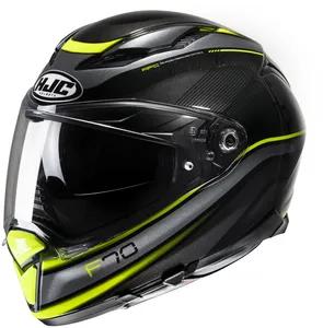 HJC Hjälm F70 Diwen Svart/Fluo Gul MC3H XS