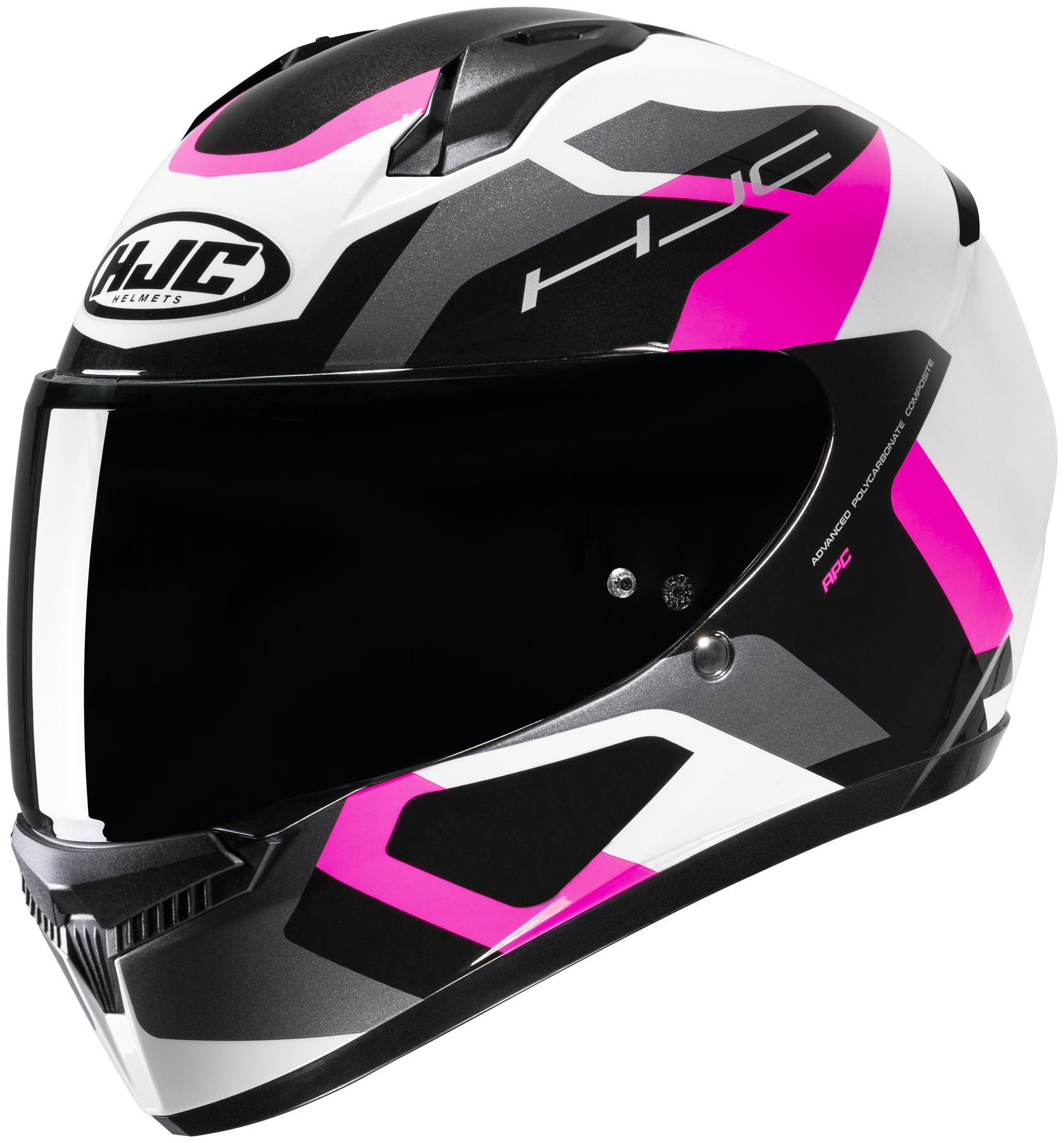 HJC Hjälm C10 Tins Svart/Rosa MC8