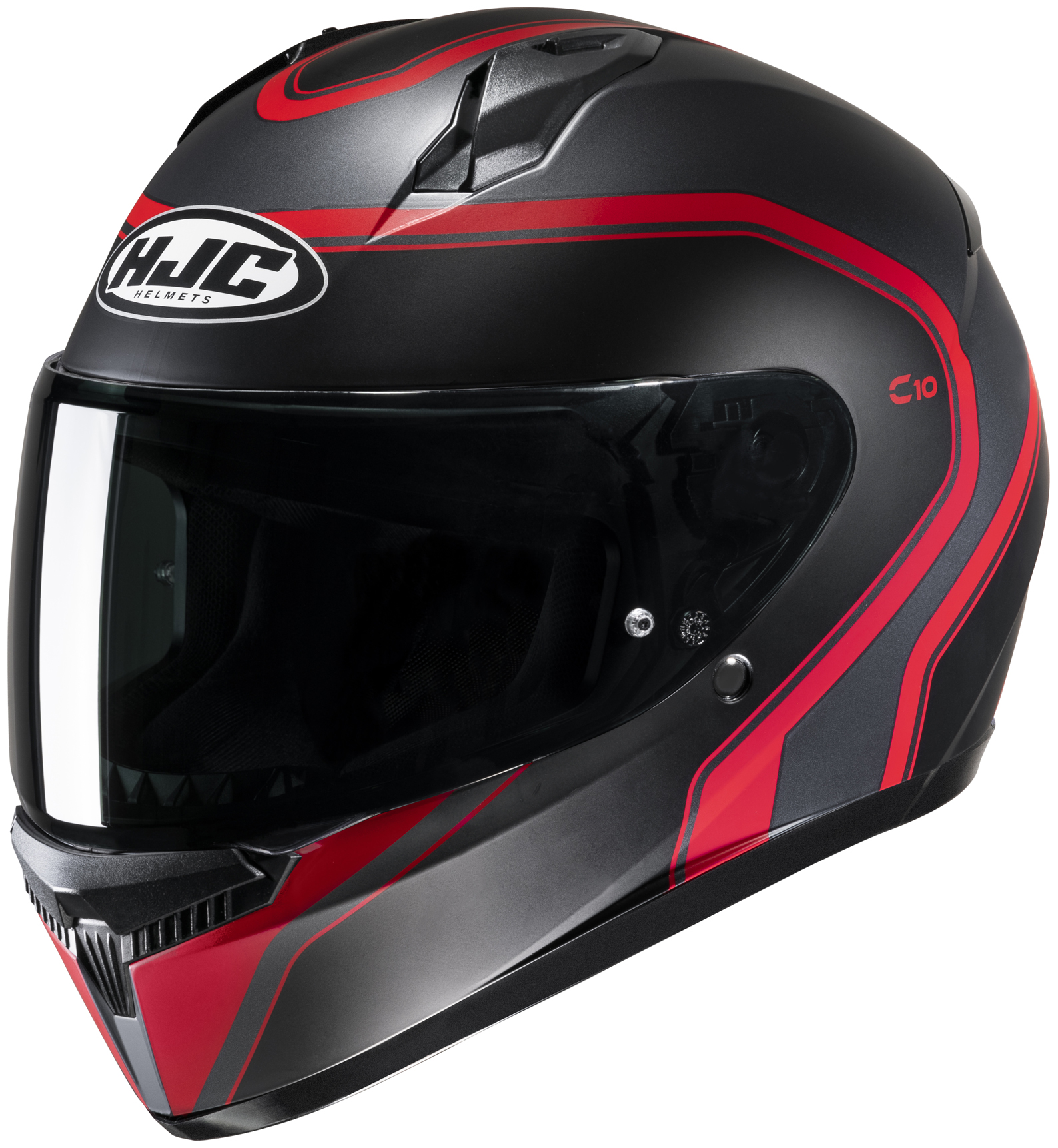 HJC Hjälm C10 Elie Svart/Röd MC1SF 