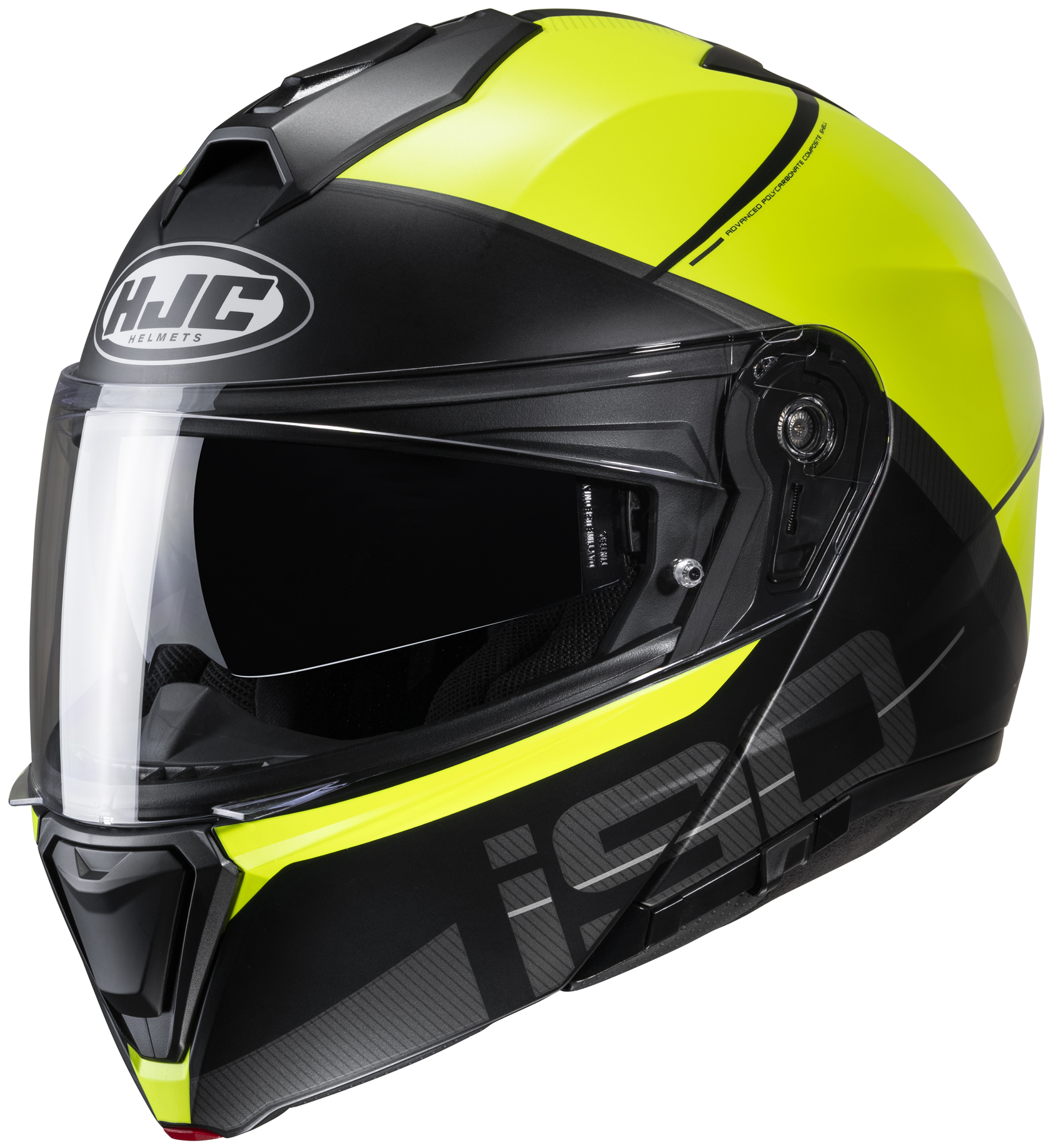 HJC Hjälm i90 May Fluo Gul/Svart MC3HSF