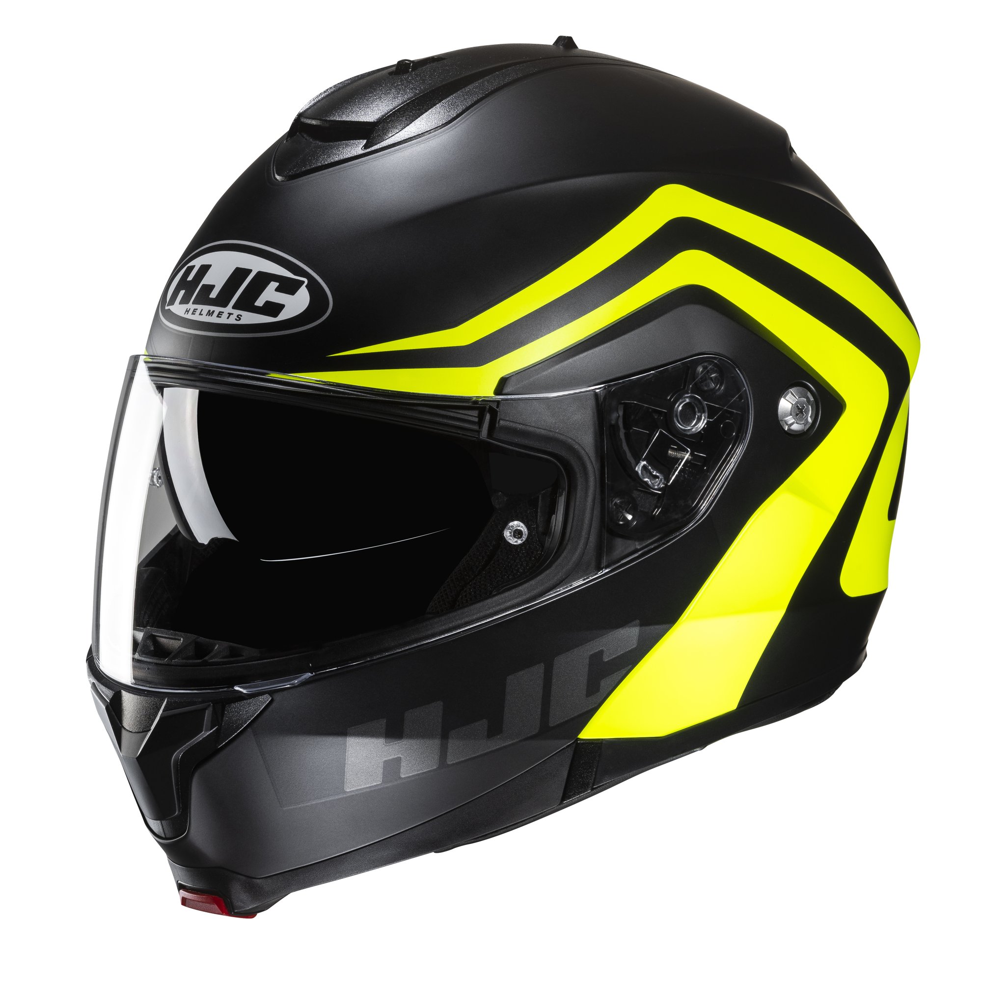 HJC Hjälm C91N Nepos MC3HSF Svart/Fluo Gul