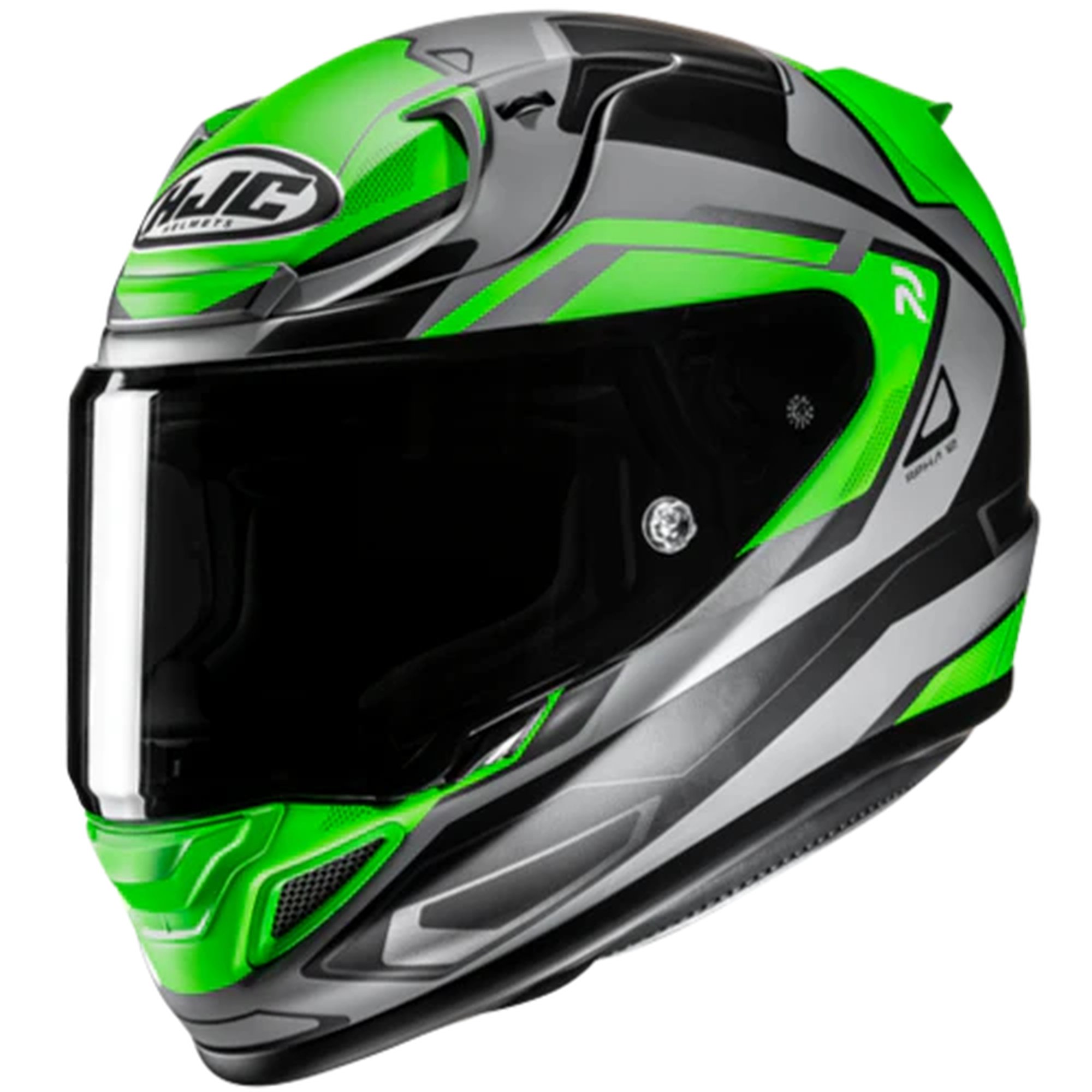HJC Hjälm RPHA 12 Brels Fluo Grön/Grå MC5HSF