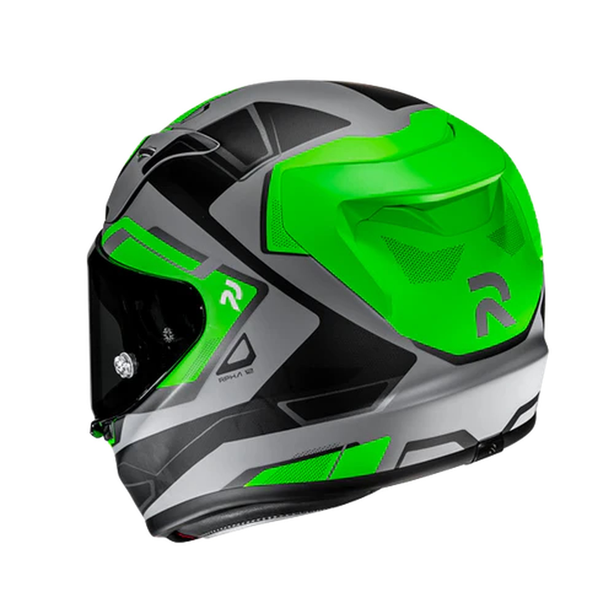 HJC Hjälm RPHA 12 Brels Fluo Grön/Grå MC5HSF