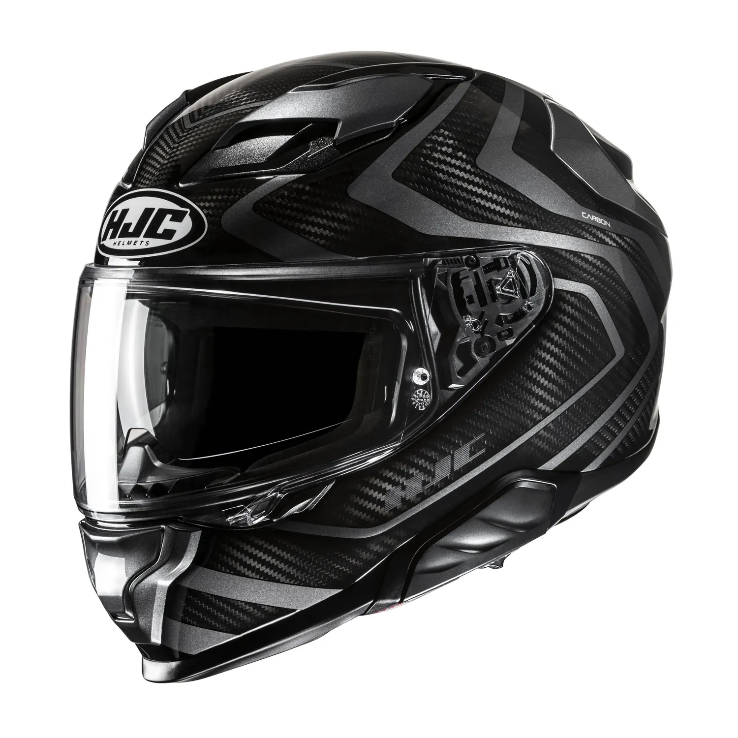 HJC Hjälm F71 Carbon Nevio Svart/Grå MC5