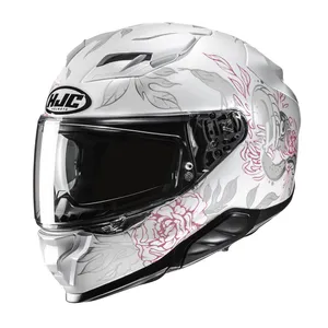 HJC Hjälm F71 Eliz Vit/Rosa MC8