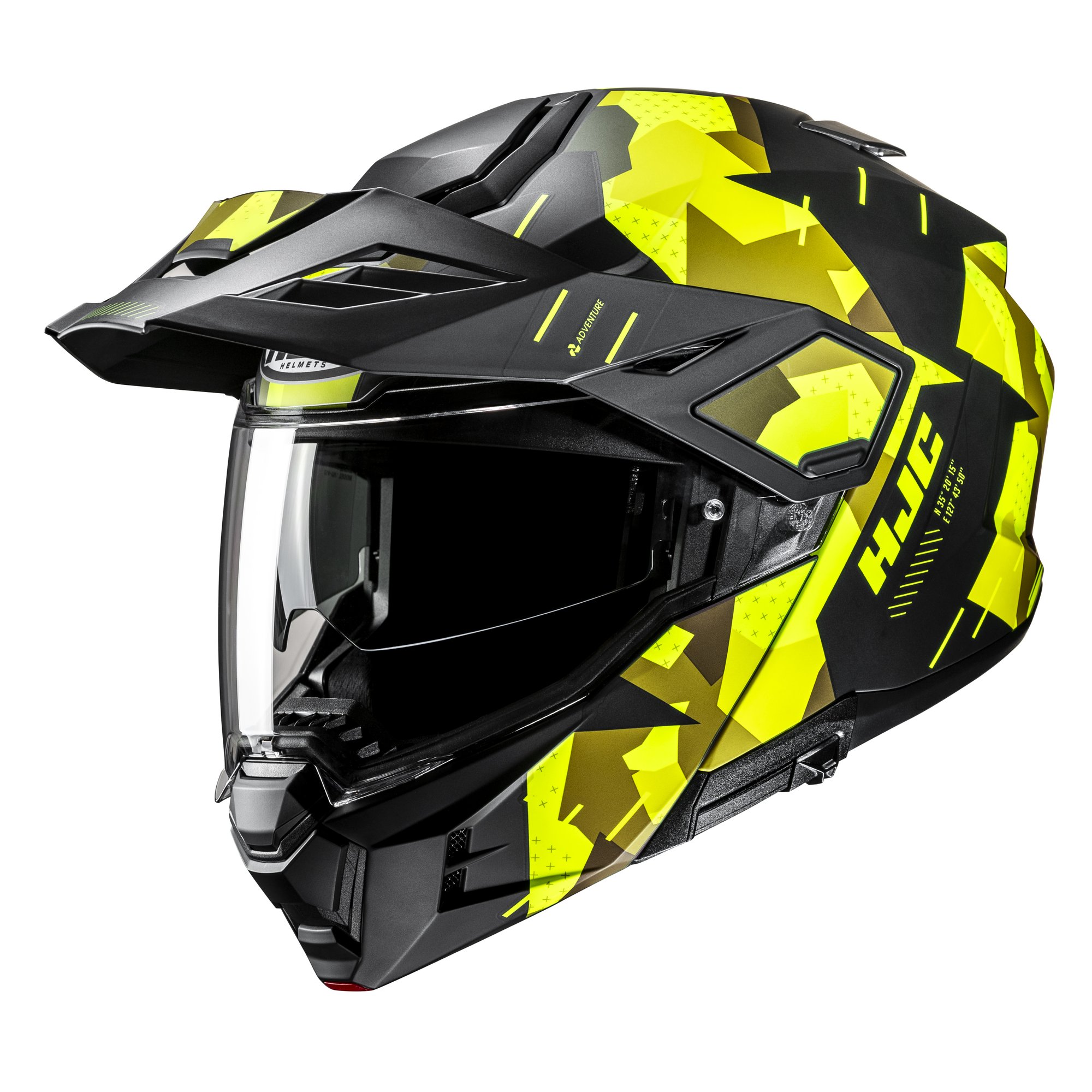 HJC Hjälm i80 Roki Svart/Gul MC3HSF