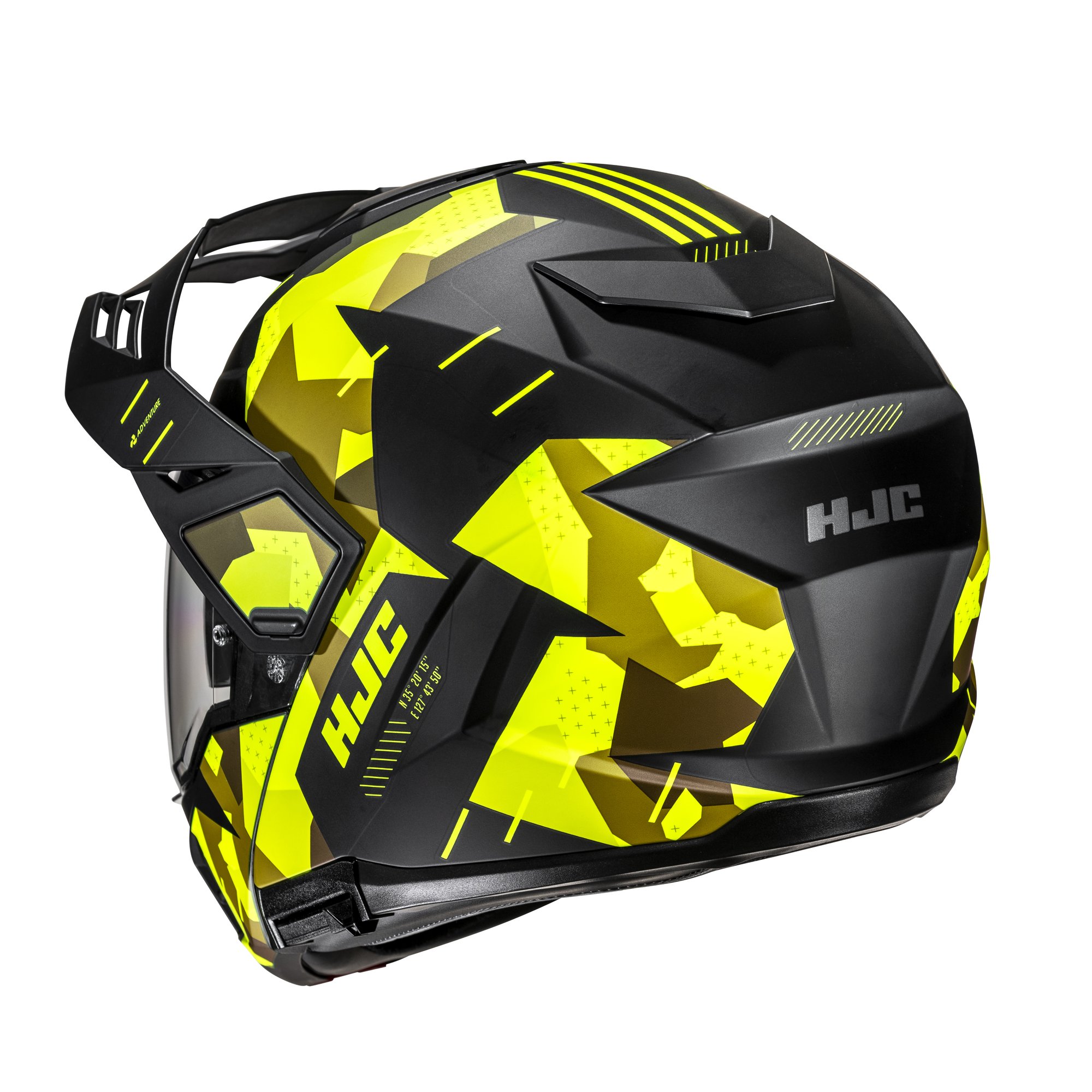 HJC Hjälm i80 Roki Svart/Gul MC3HSF