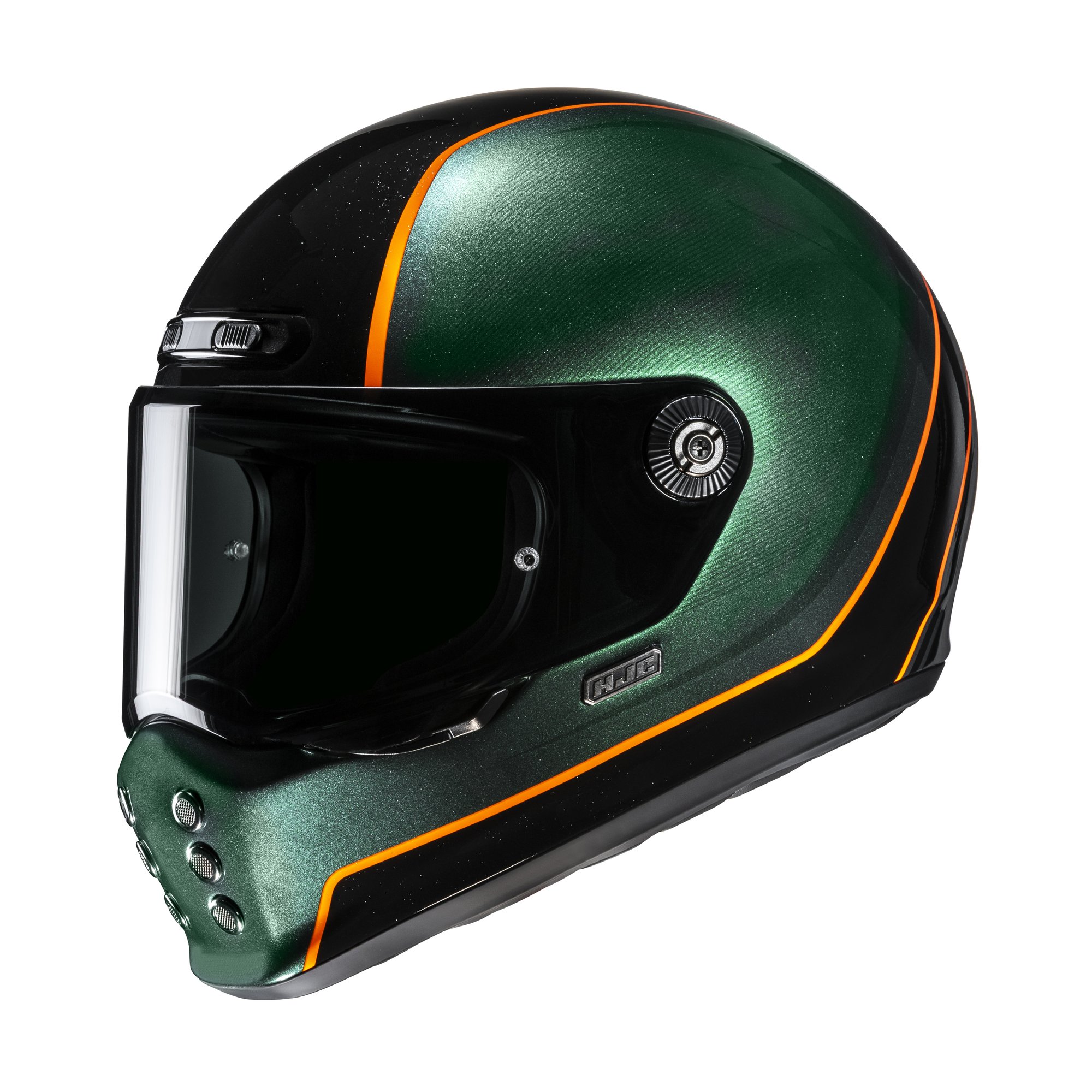 HJC Hjälm V10 Hodu Grön/Svart MC47