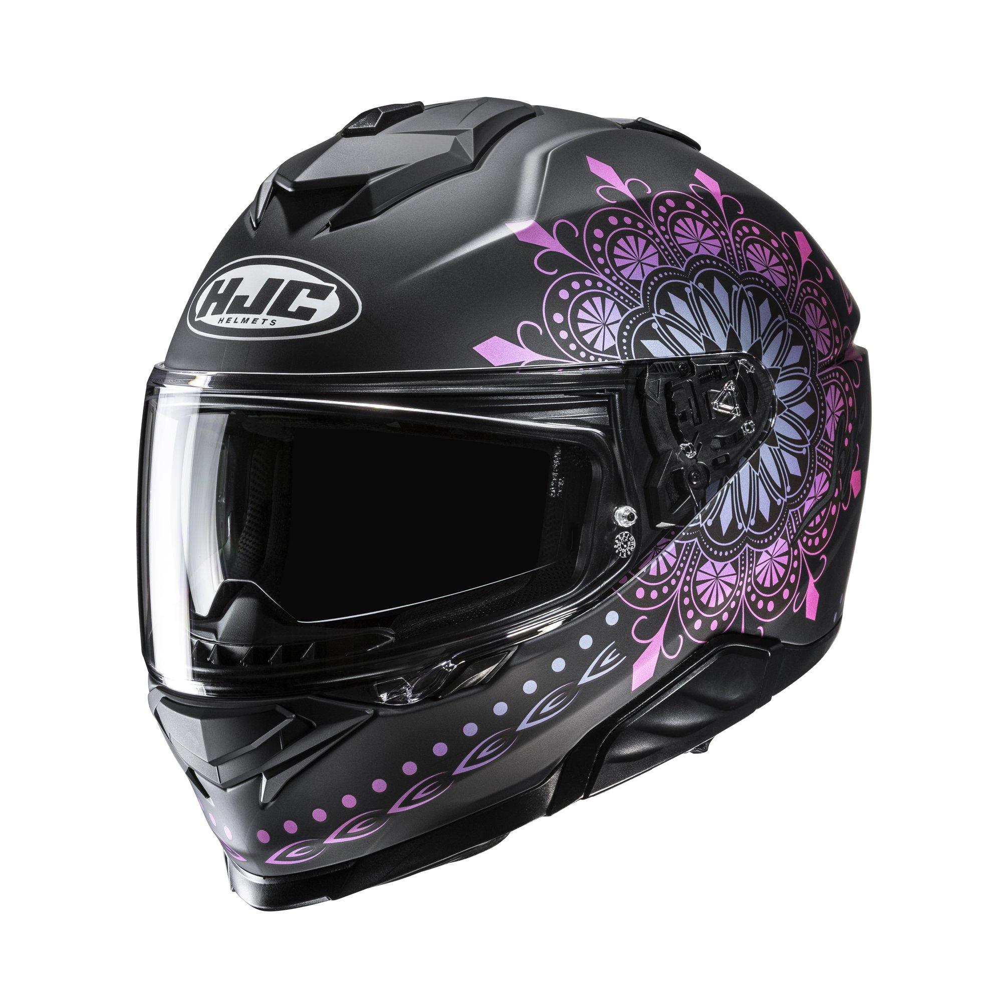 HJC Hjälm i71 Niel Svart/Rosa MC28SF