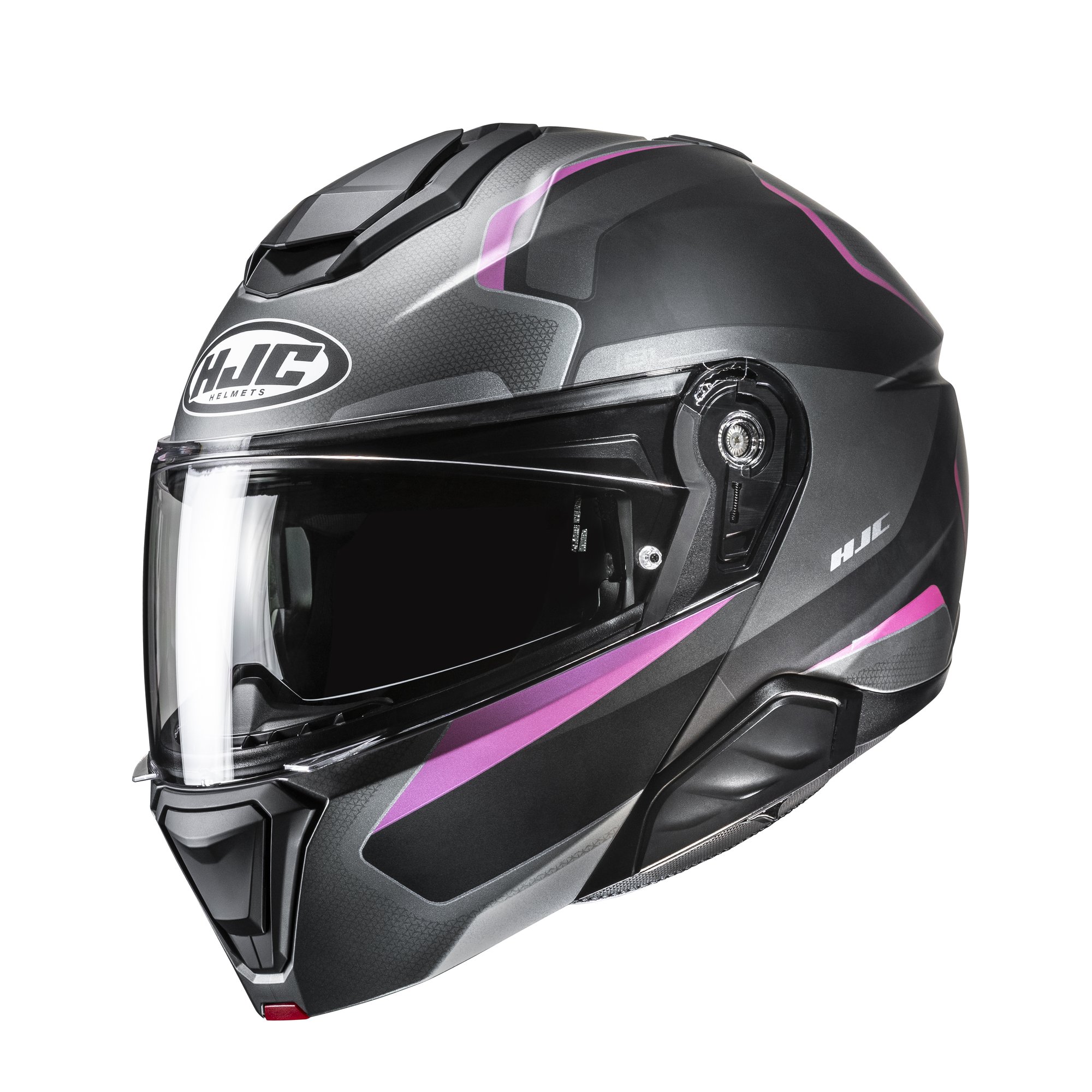 HJC Hjälm i91 Felio Grå/Rosa MC8SF L