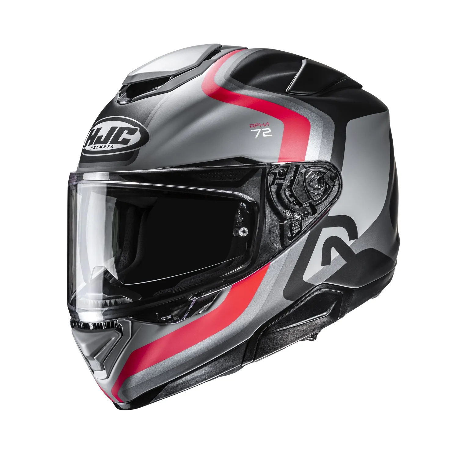 HJC Helmet RPHA 72 Ernem Grå/Röd MC1SF