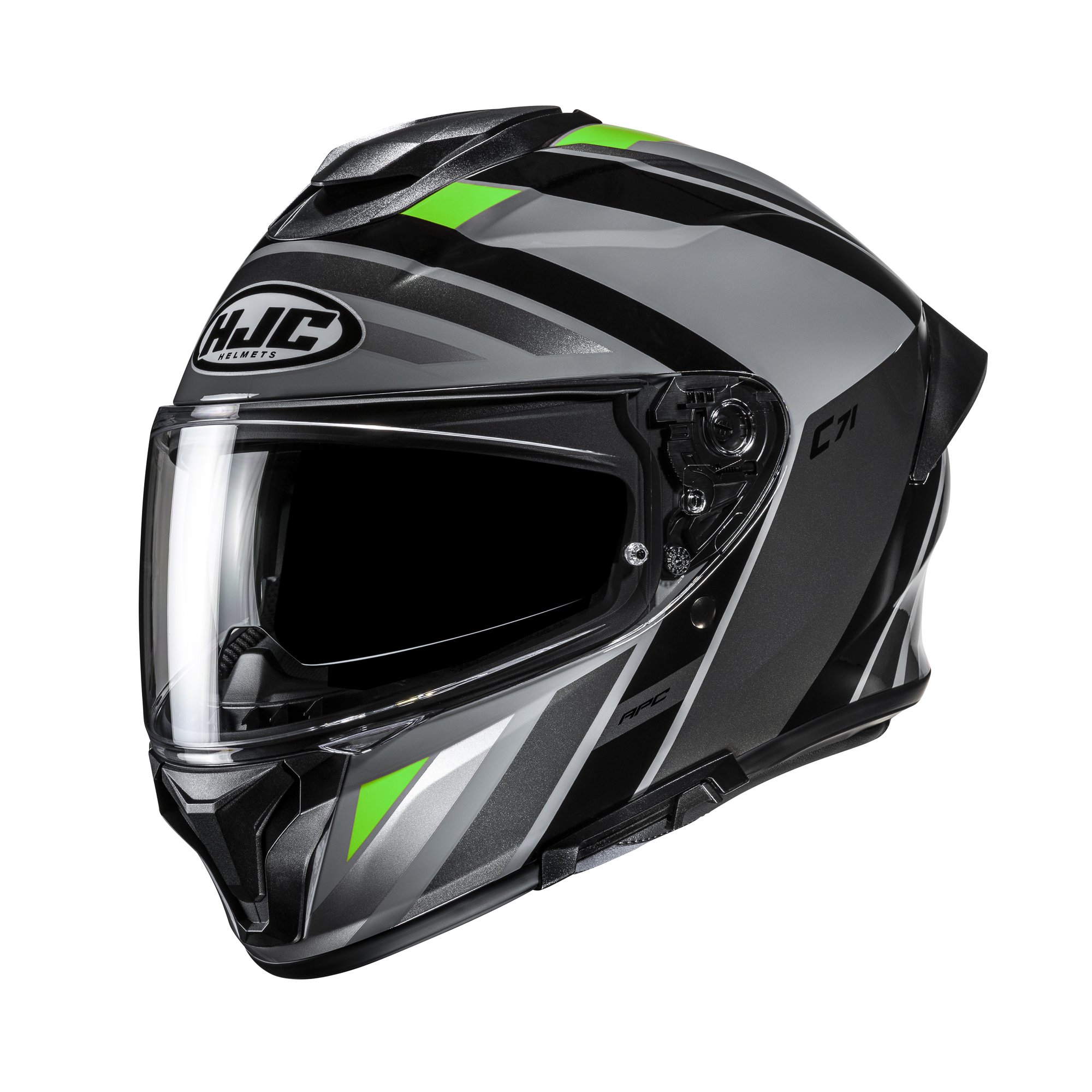 HJC Helmet C71 Faber Grå/Orange/Svart MC7
