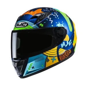 HJC Helmet Y10 Mika Junior Blå/Grön MC23SF