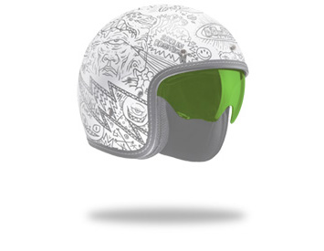 HJC Visir HJ-09 Mörk rök CS-15