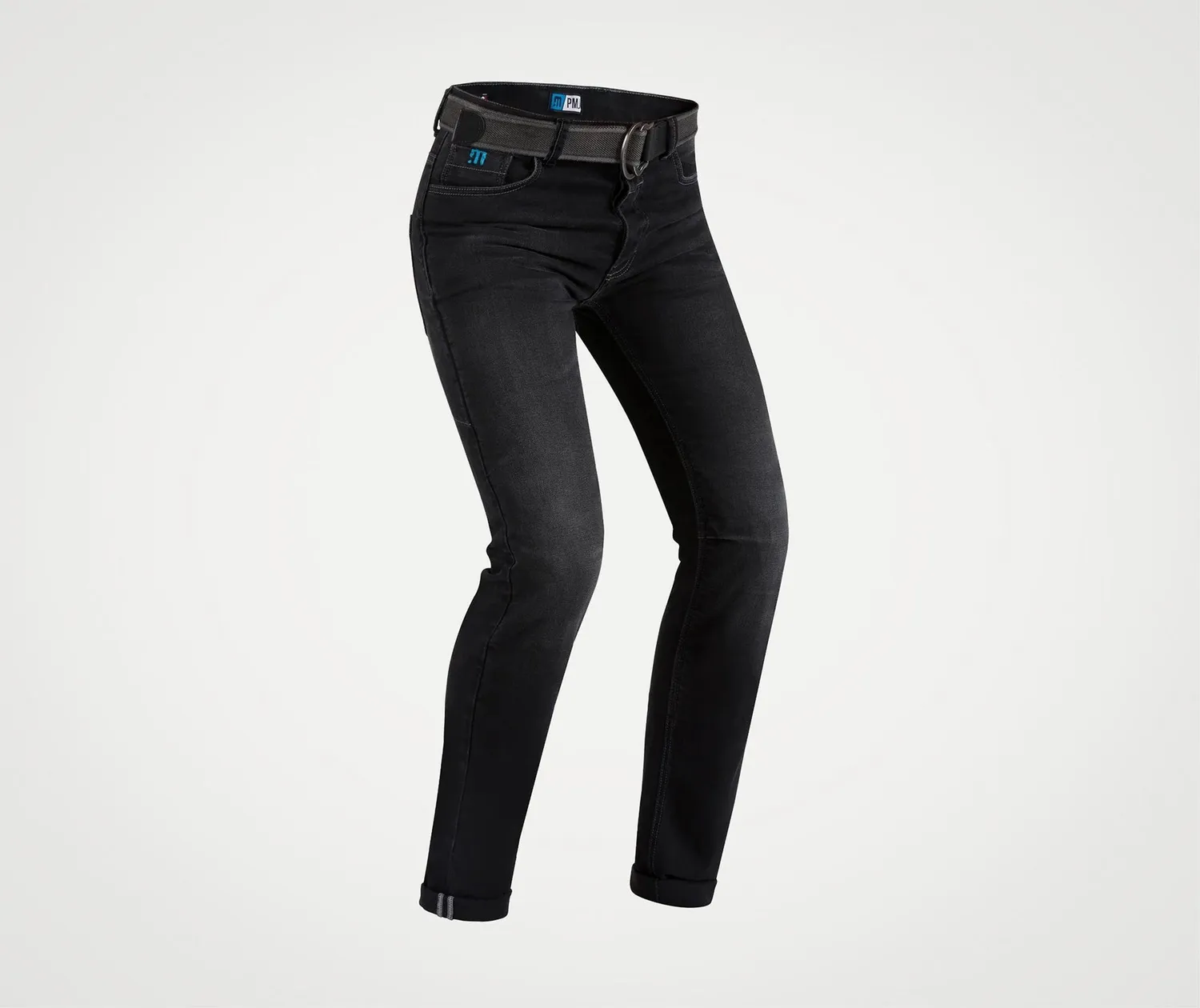 PMJ Jeans Caferacer Svart, med bälte
