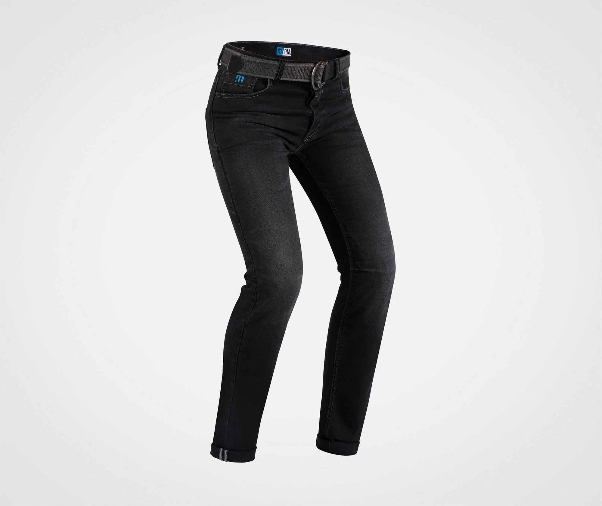 PMJ Jeans Caferacer Svart, med bälte