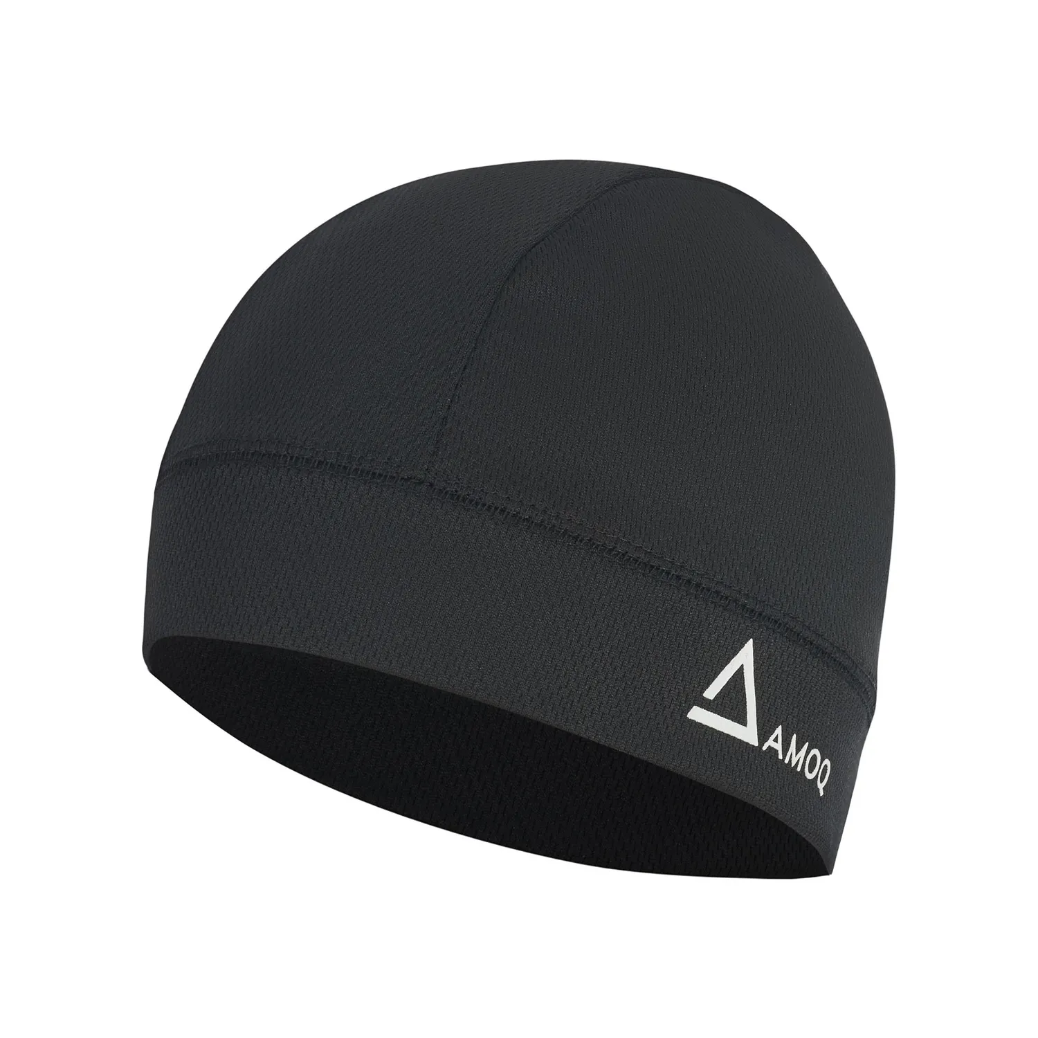 AMOQ Hjälmmössa Sweat Beanie Svart