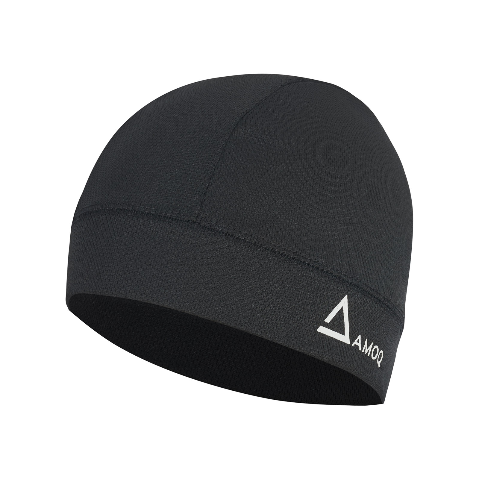 AMOQ Hjälmmössa Sweat Beanie Svart