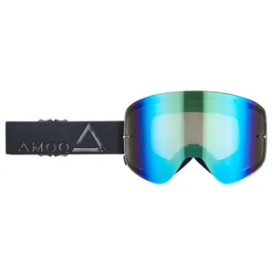 AMOQ Vision Magnetic Crossglasögon Blackout - Gold Mirror