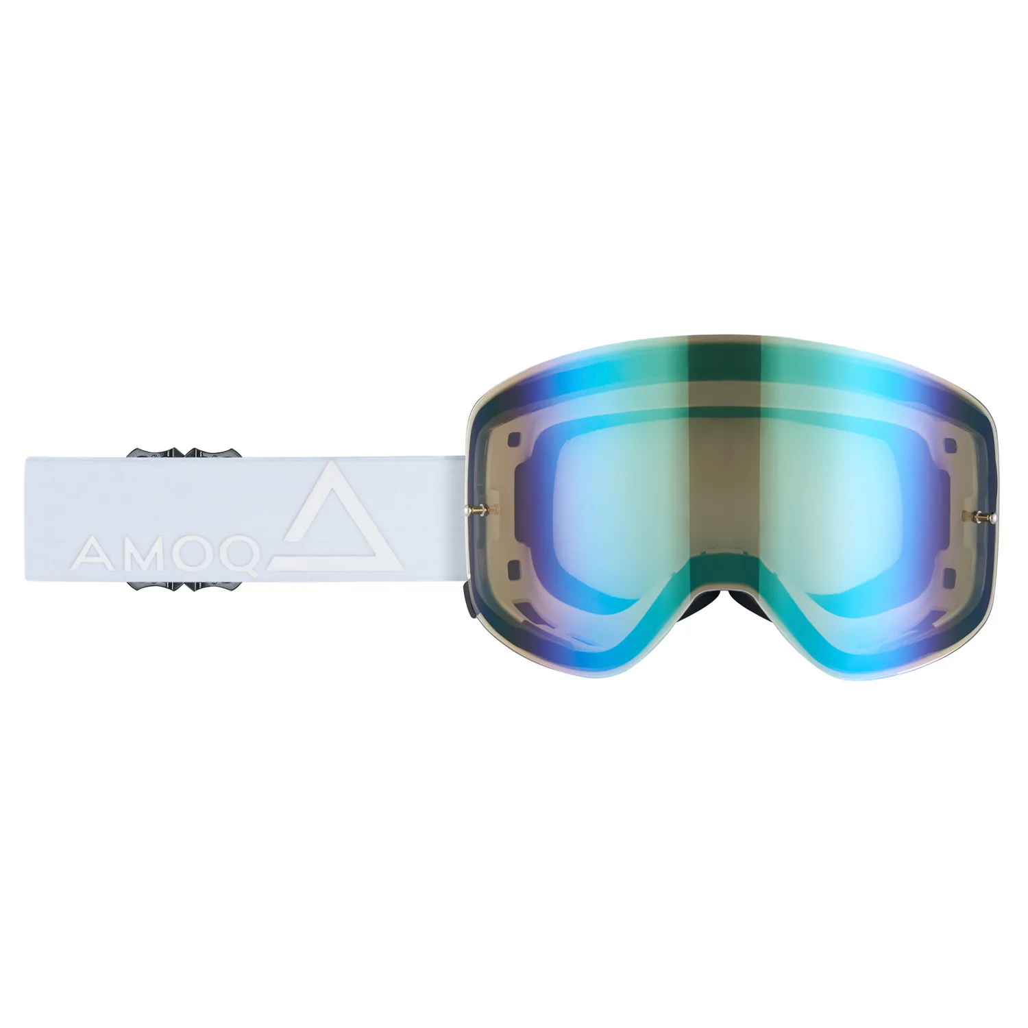 AMOQ Vision Magnetic Crossglasögon Whiteout - Gold Mirror