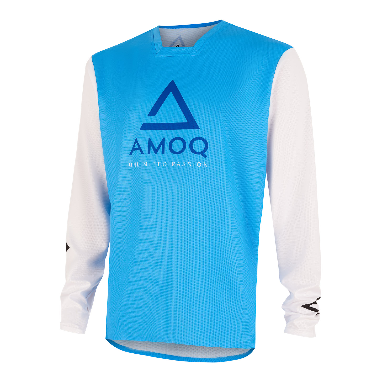 AMOQ Ascent Comp Crosströja Ljusblå-Vit 