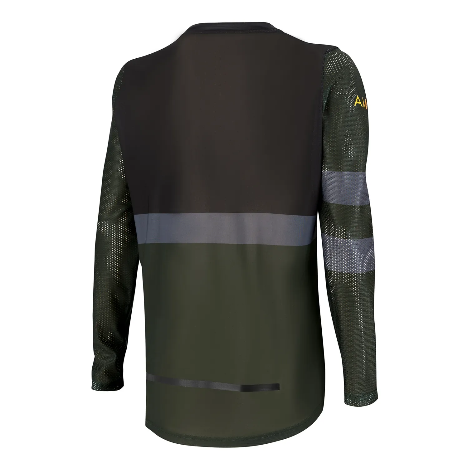 AMOQ Airline Mesh Crosströja Militärgrön-Svart 