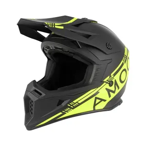 AMOQ Hjälm Meteor V2 Svart/HiVis 