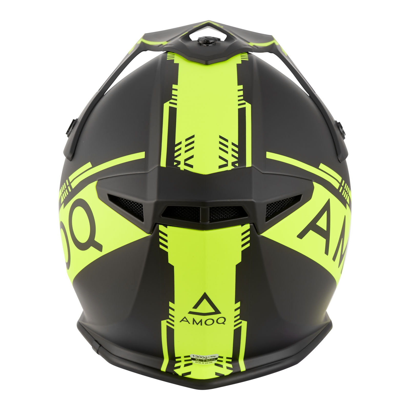 AMOQ Hjälm Meteor V2 Svart/HiVis 
