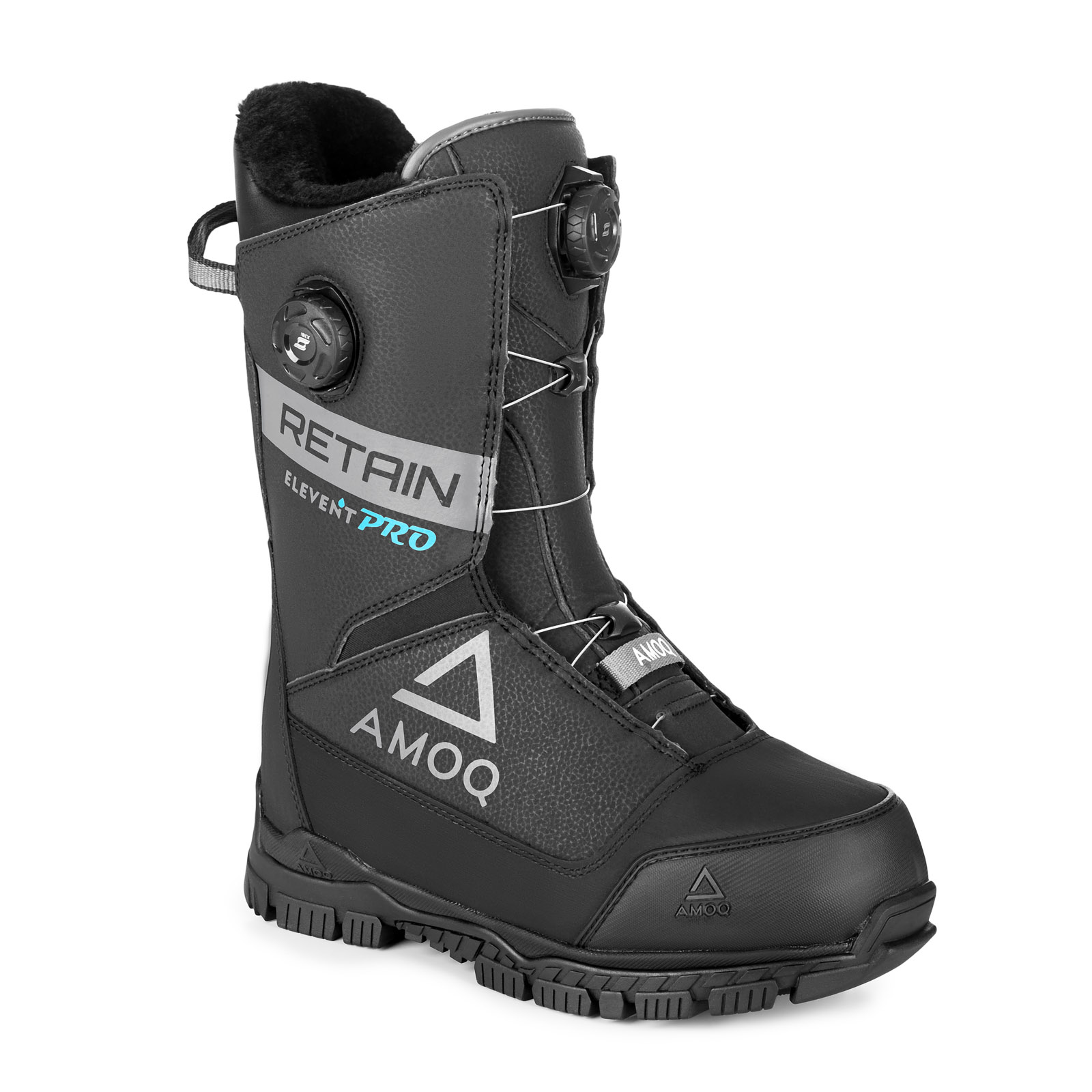 AMOQ Retain Dual Opti-Fit lacing Skoterkängor Svart/Grå