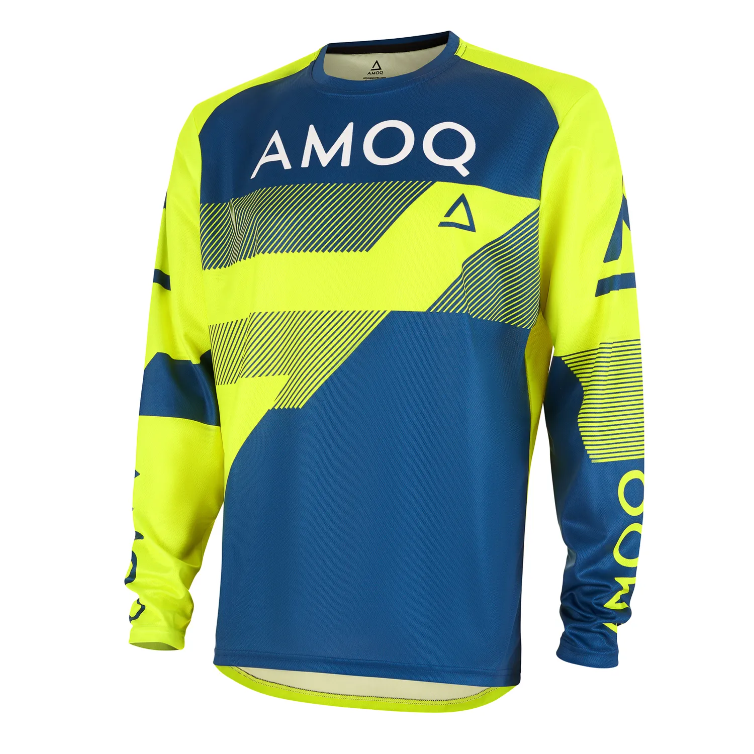 AMOQ Ascent Strive V2 Crosströja Gul-Mörkblå 