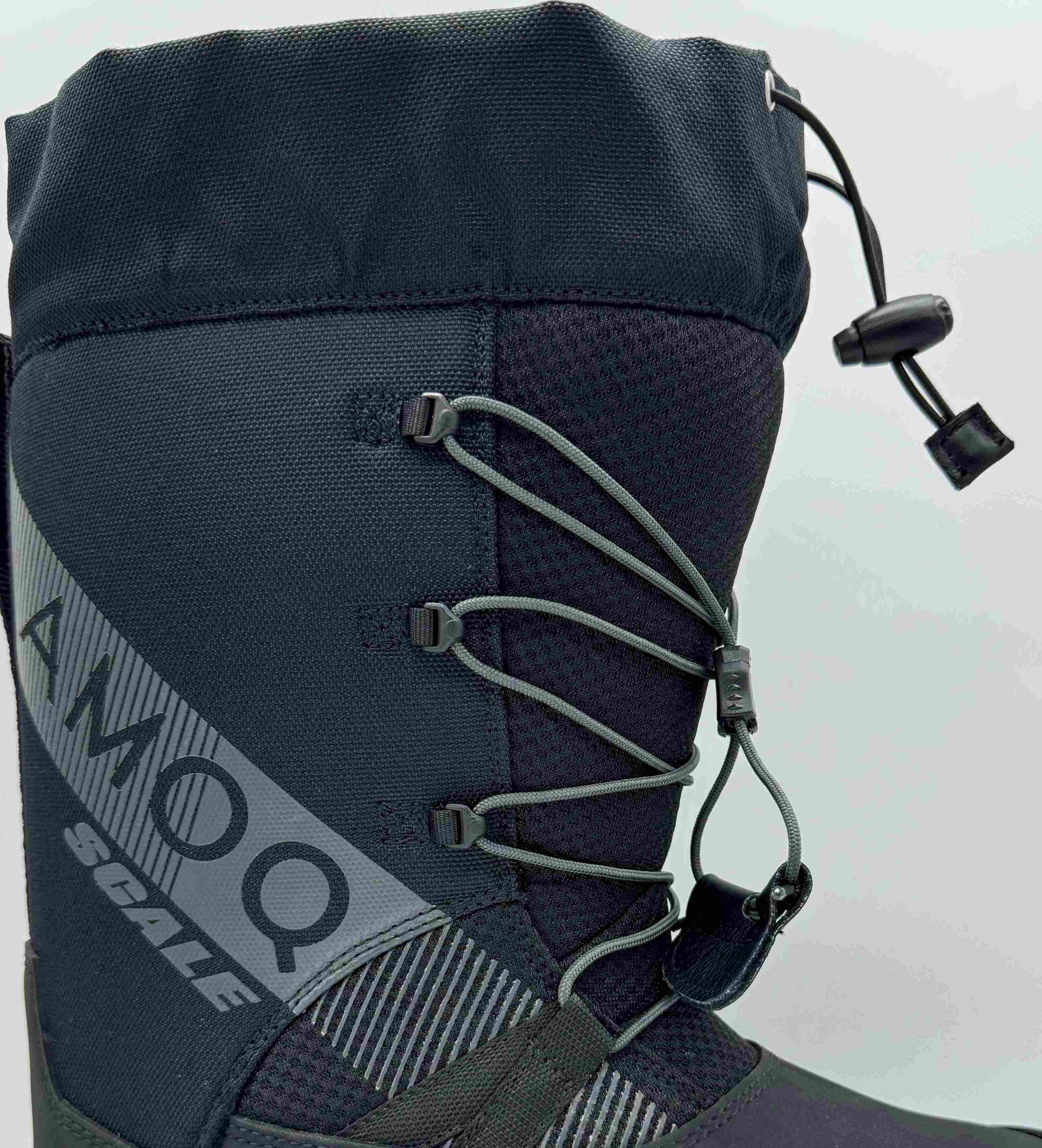 AMOQ Scale Speed Lace Skoterkängor Svart/Grå