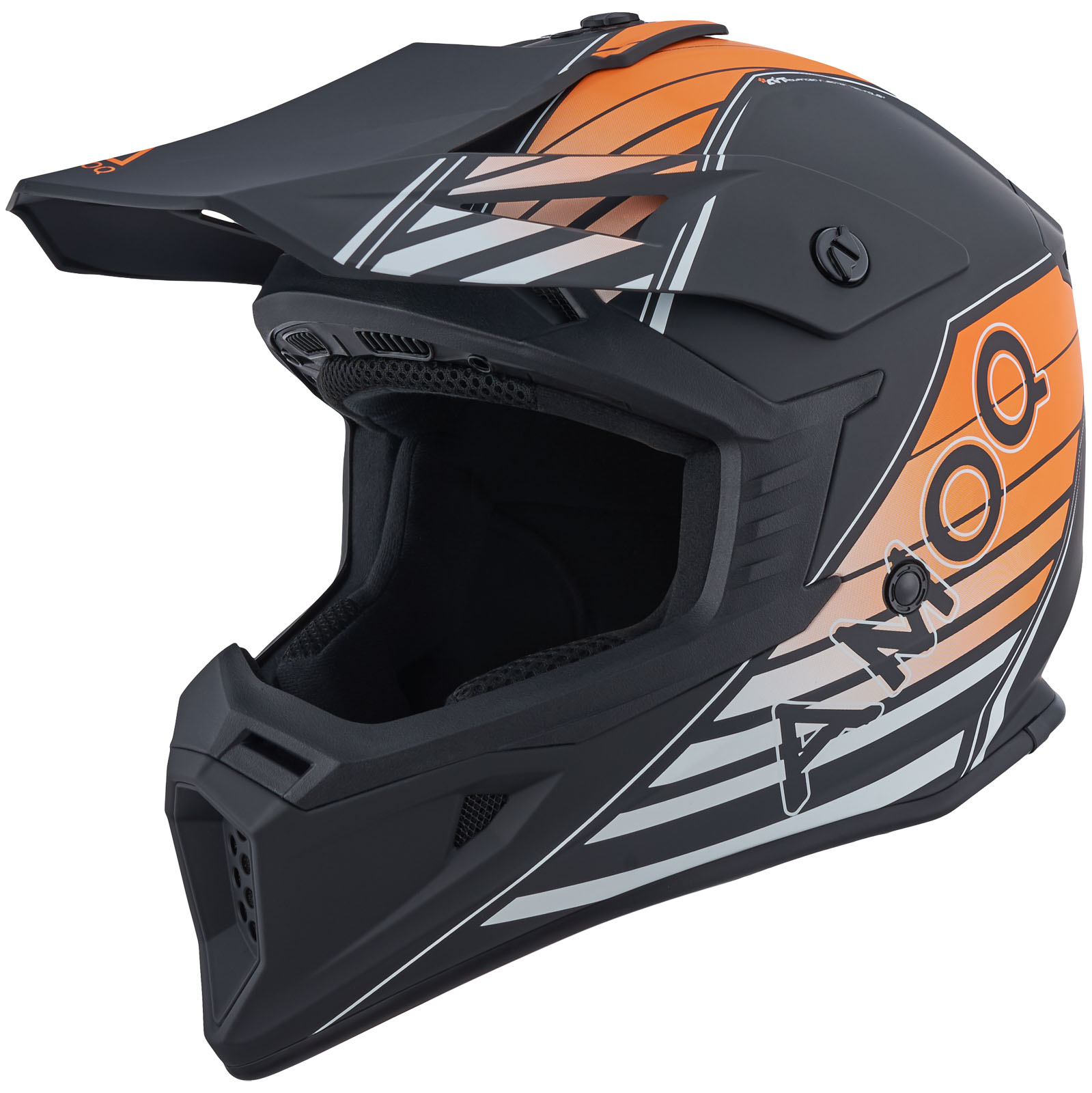 AMOQ Meteor V2 Hjälm Axis Svart/Orange