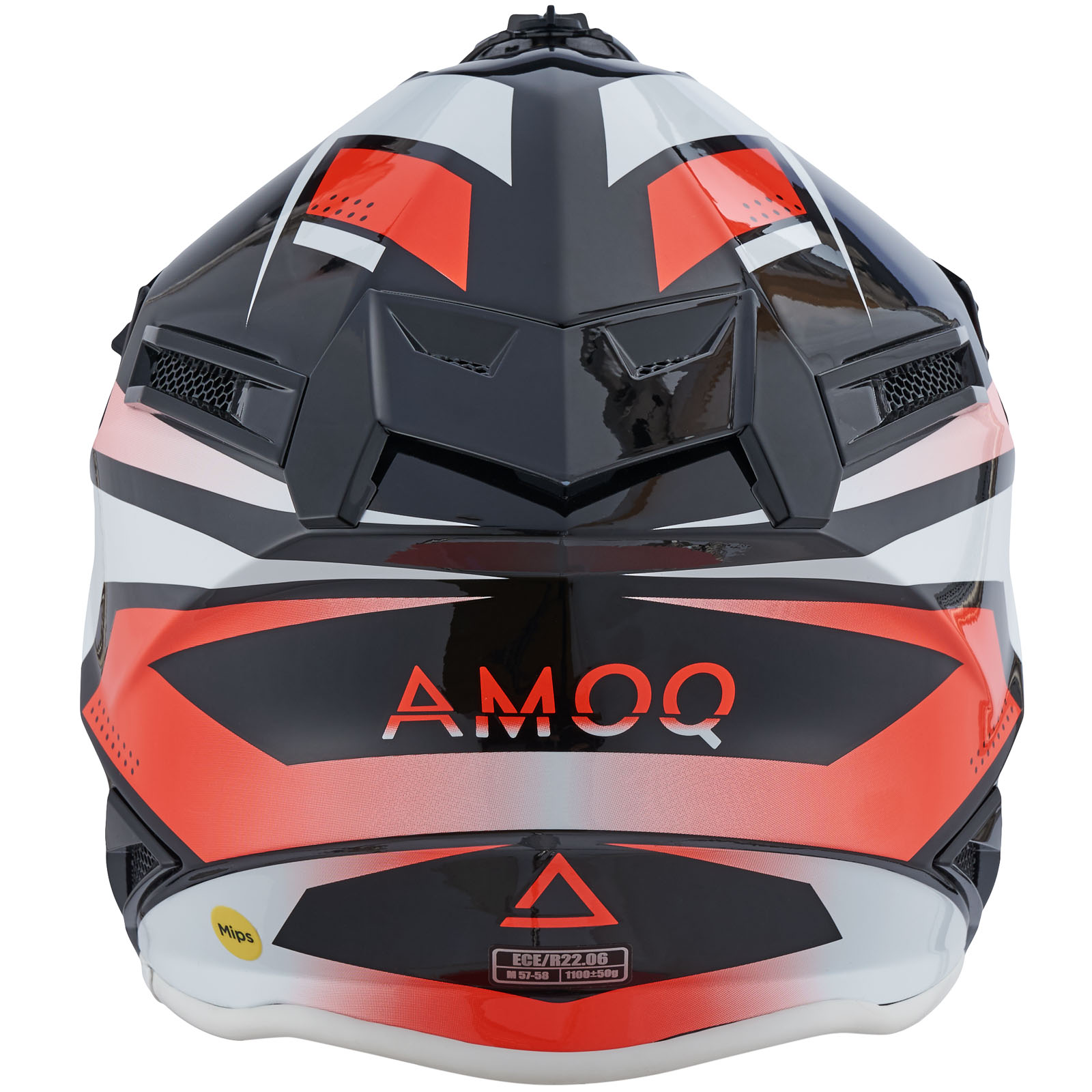 AMOQ Friction Mips Hjälm Svart/Röd