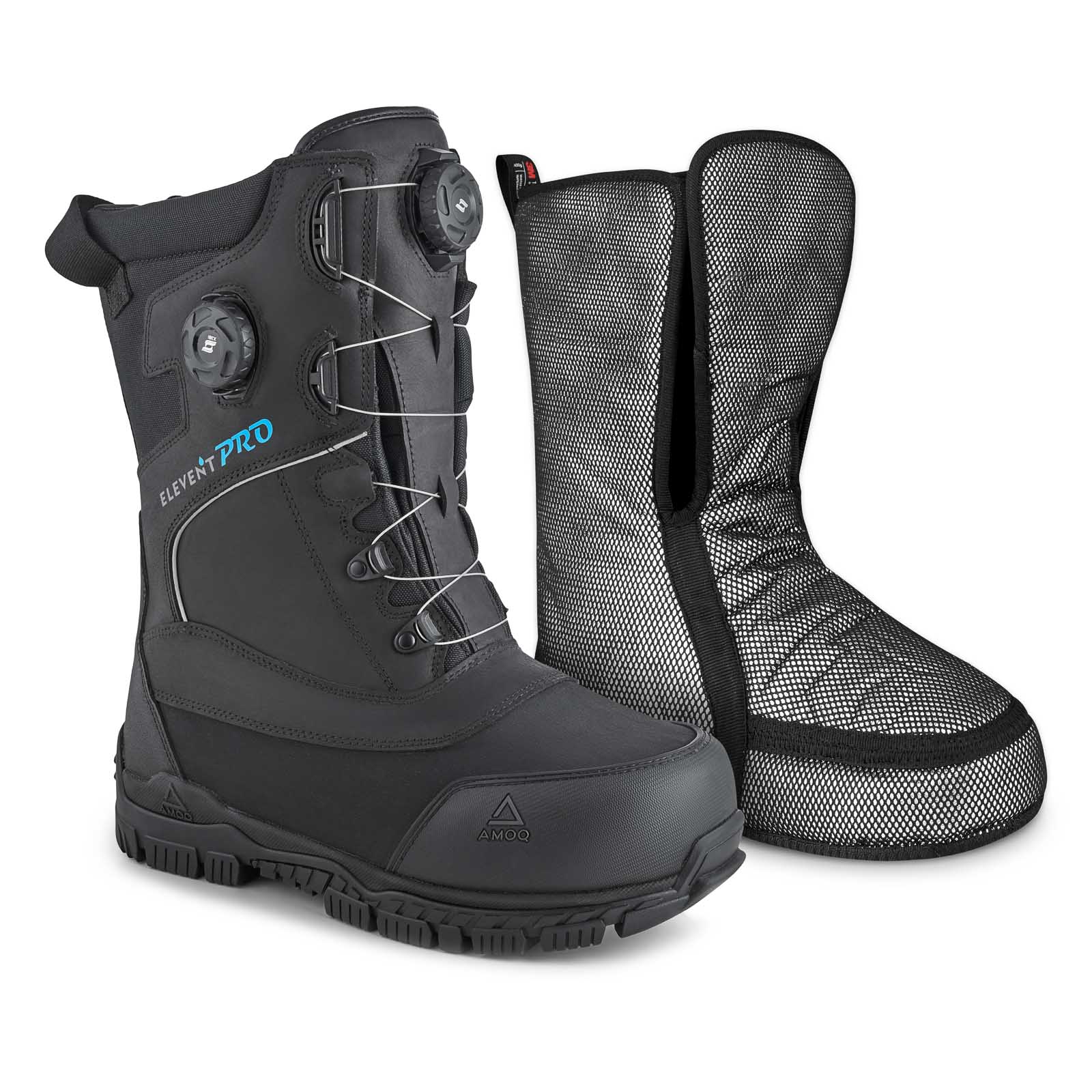 AMOQ Rover Boot Double Optifit Svart/Grå